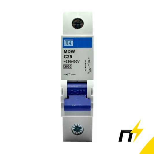 MINI-INTERRUPTOR MDW 1X25 WEG