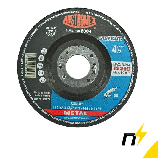 DISCO DE DESBASTE 41/2" M 2004 AUSTROMEX