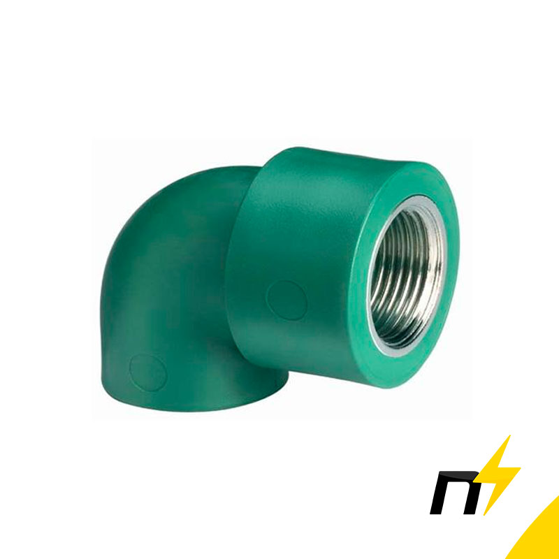 Codo 90º con rosca hembra 32*1"