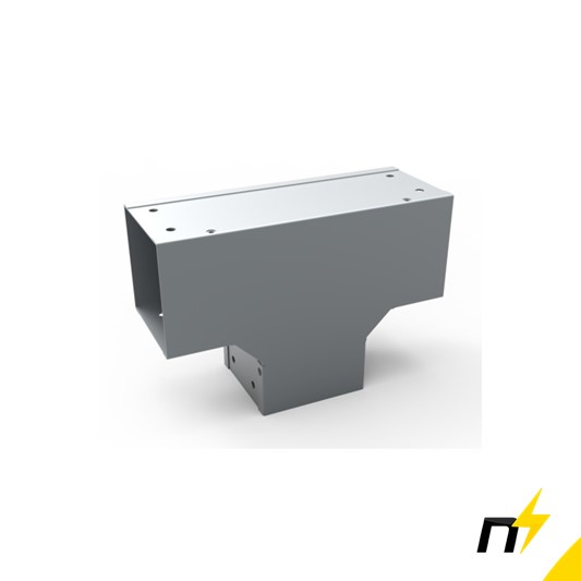 TEE P/DUCTO 10X10 C/2 COPLES MCA DET