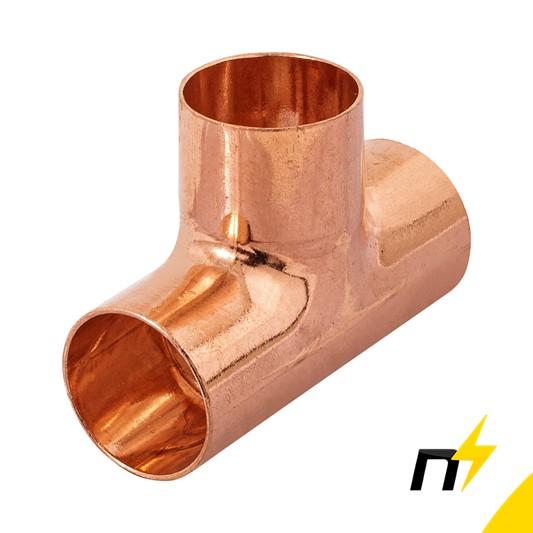TEE DE COBRE 1/2"