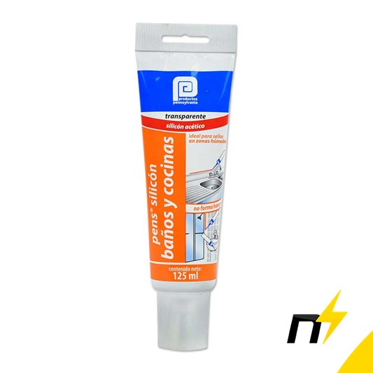 SILICON BAÑOS Y COCINA 125ML TRANSPARENT