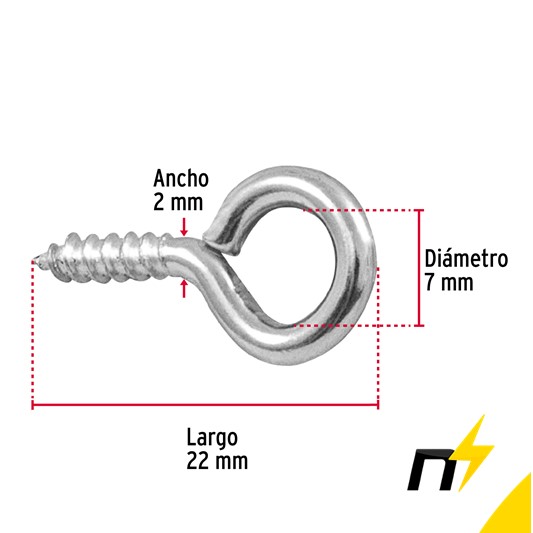 Armella Cerrada De 17X40
