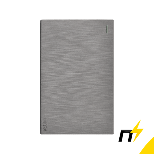 Placa Flat Plata C/Int Sencillo Lucek