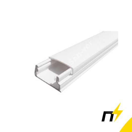 Canaleta 20Mmx10Mm S/Adhesivo Argos